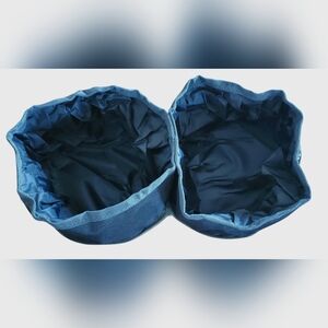 Hyper Pet Collapsible Travel Waterproof Bowls Zip Up Portable Black‎